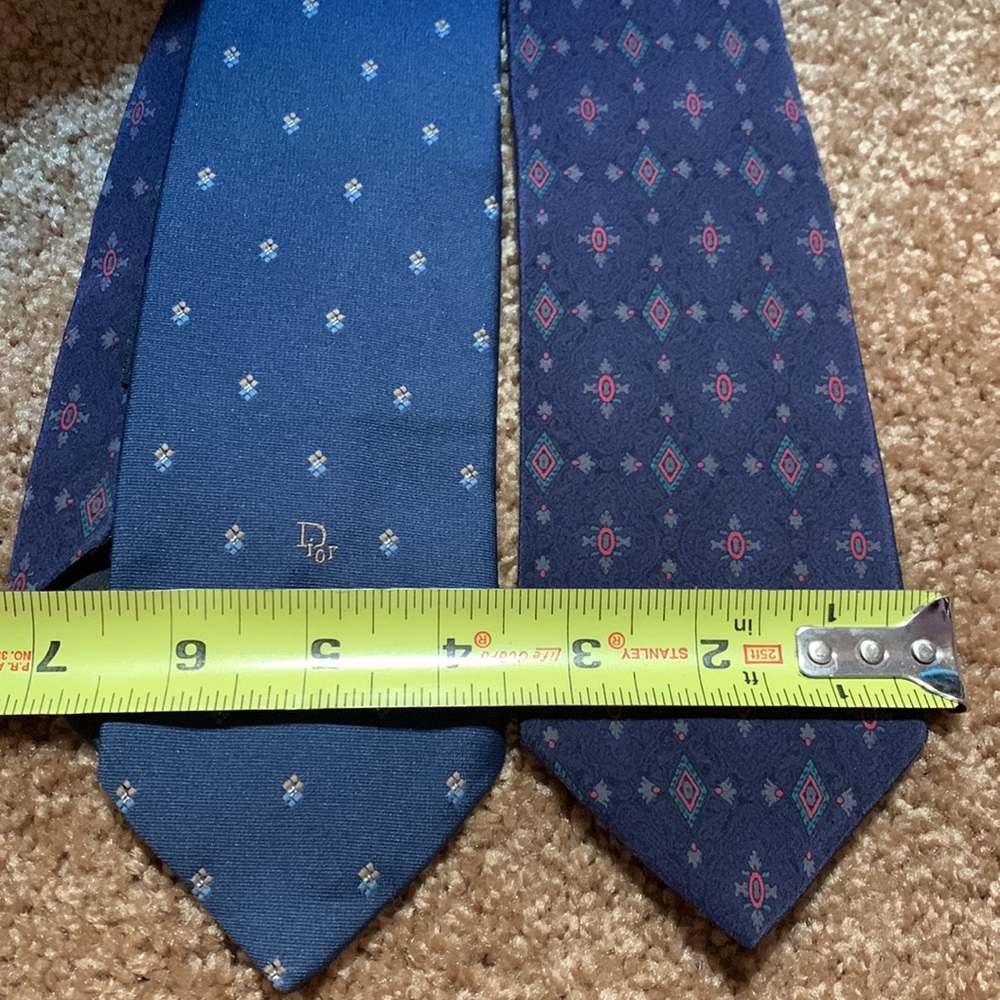 Christian Dior ties. Bundle of two. - Picture 12 of 12